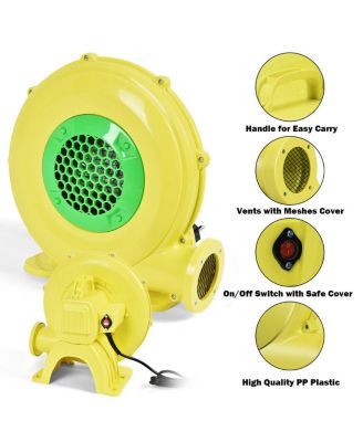 Air Blower Pump Fan 480 Watt 0.6HP For Inflatable Bounce House Bouncy Castle