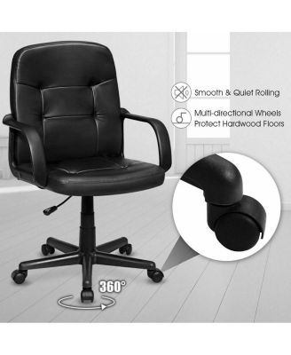 Ergonomic Mid-Back Executive Office Swivel Computer Desk Chair