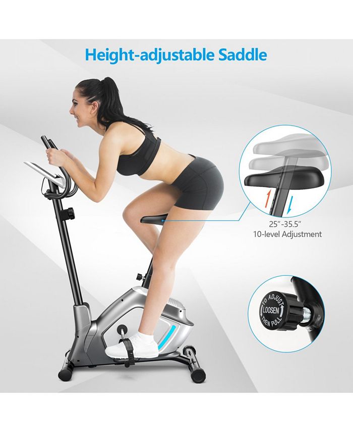 Costway 2in1 Elliptical Trainer Exercise Bike LCD Screen 8