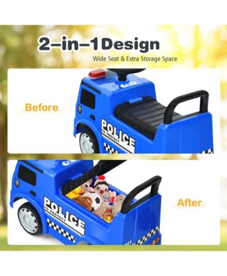 Kids Ride On Push Police Car Licensed Mercedes Benz Push and Ride Racer