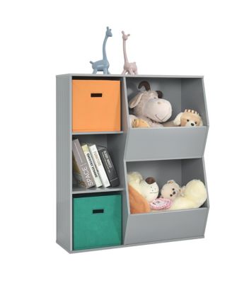 Kids Toy Storage Cubby Bin Floor Cabinet Shelf Organizer