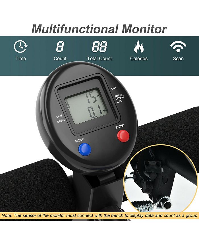 Costway MultiFunctional Foldable Weight Bench Adjustable Situp Board