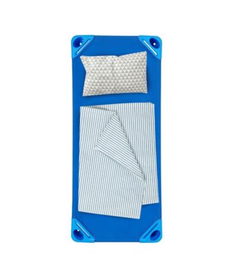 Pack of 6 Kids Stackable Naptime Cot 52" L x 23" W Daycare Rest Mat