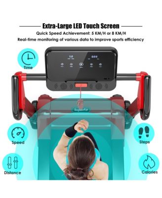 2.25HP Folding Electric Motorized Treadmill With Speaker