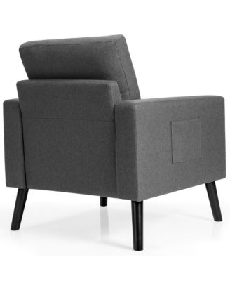 Modern Accent Armchair Upholstered Single Sofa Chair