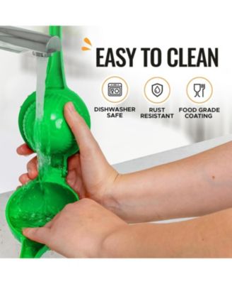 Premium Quality Metal Orange Squeezer, Citrus Juicer, Manual Press for Extracting the Most Juice Possible