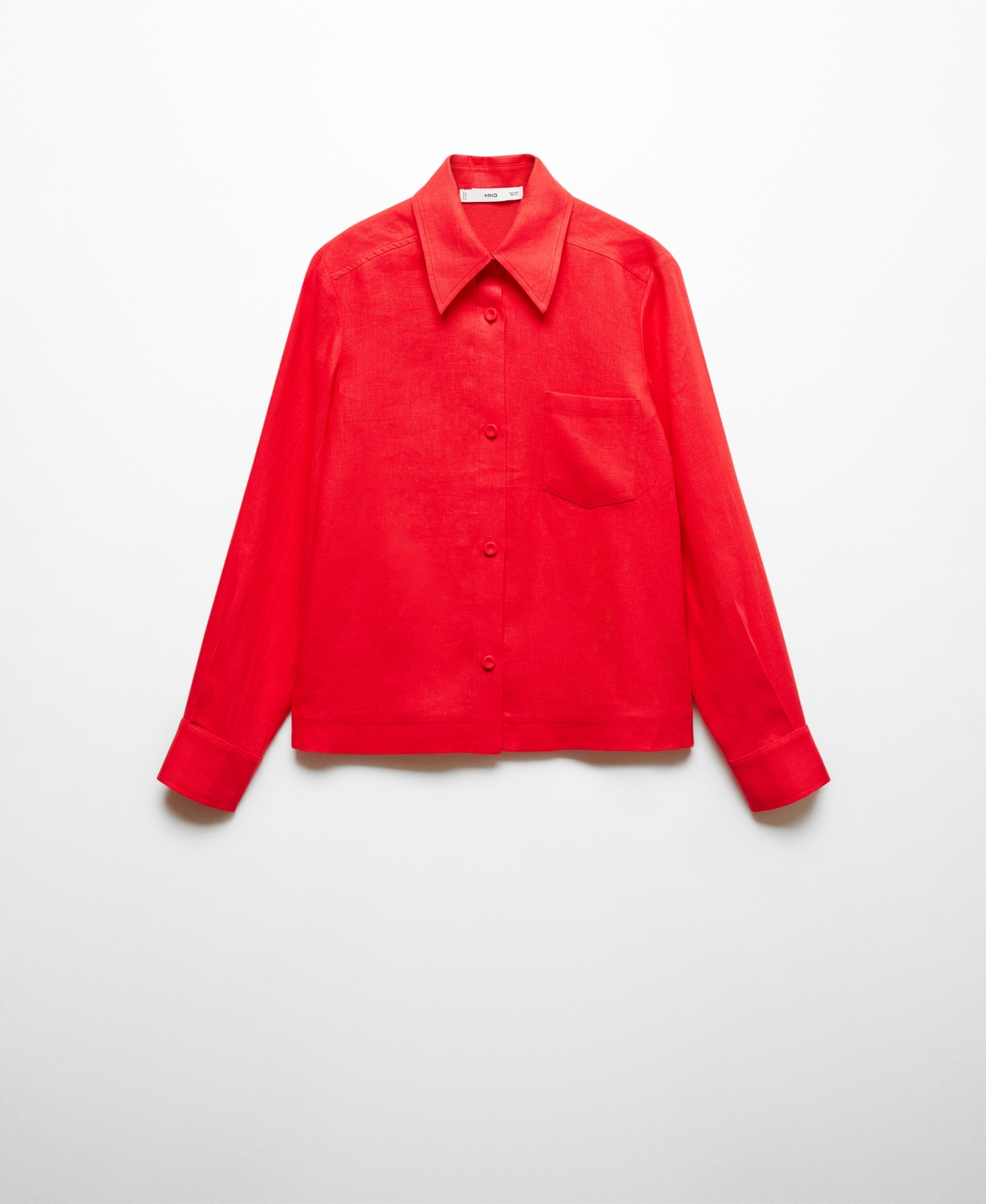 MANGO WOMEN'S LINEN SHIRT 