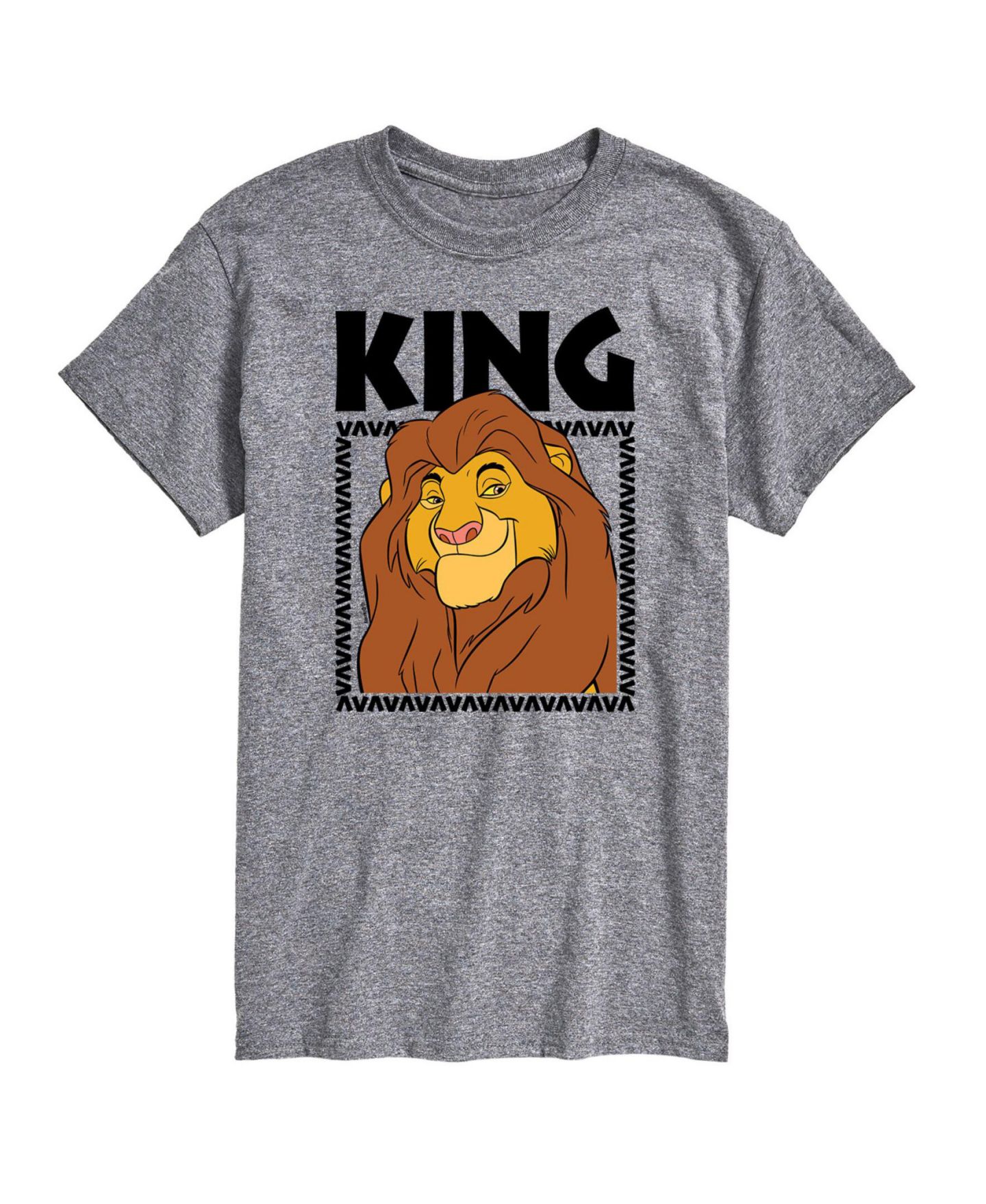 Мужская футболка AIRWAVES Hybrid Apparel King Mufasa Short Sleeve, цвет: Меланжевый — фото 1