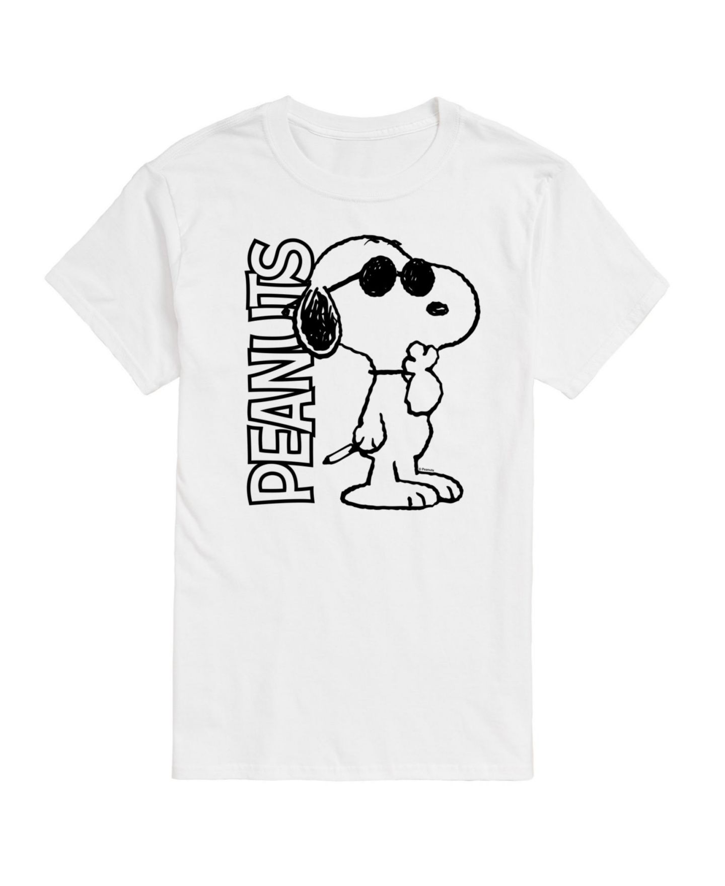 Мужская футболка AIRWAVES Hybrid Apparel Joe Cool Peanuts Logo Short Sleeve, цвет: Меланжевый — фото 9