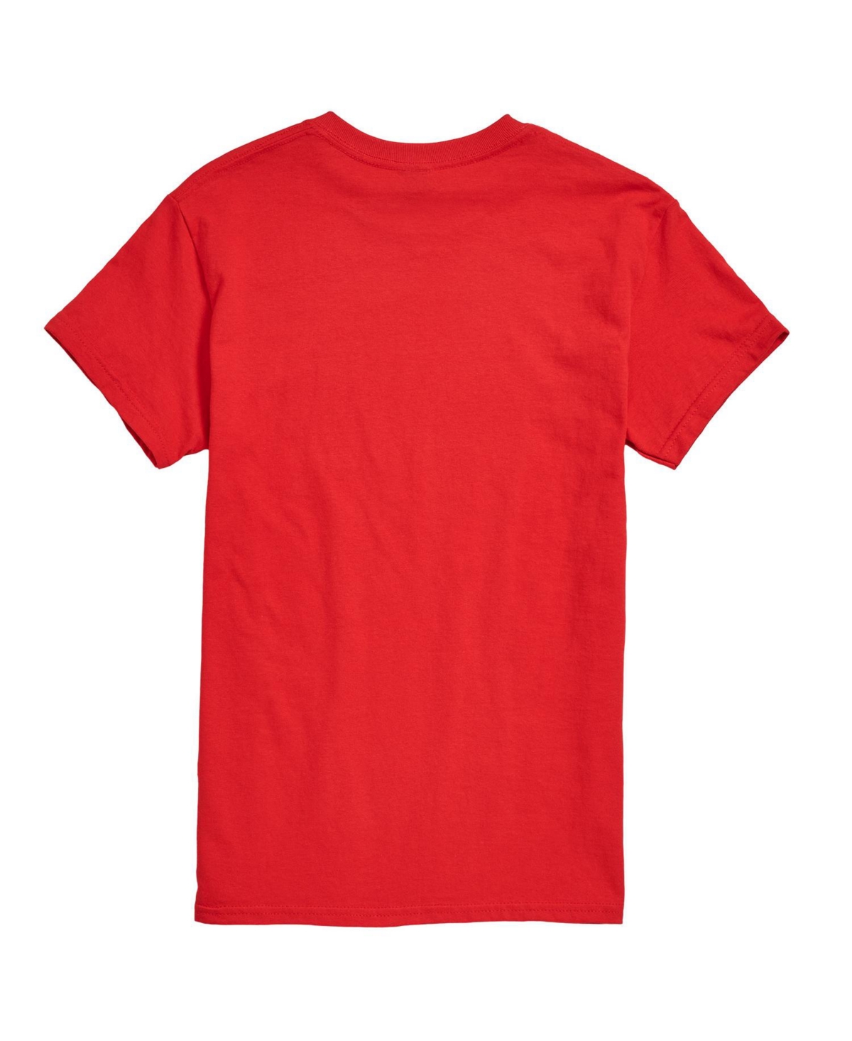 Airwaves Hybrid Apparel Snoopy Rock Name Repeat Mens Short Sleeve Tee In Red