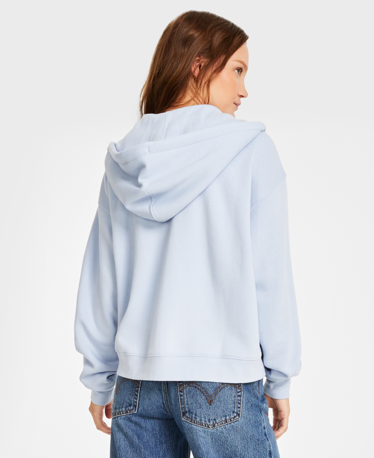 Levi's Women's Zippered Drop-Shoulder Hoodie