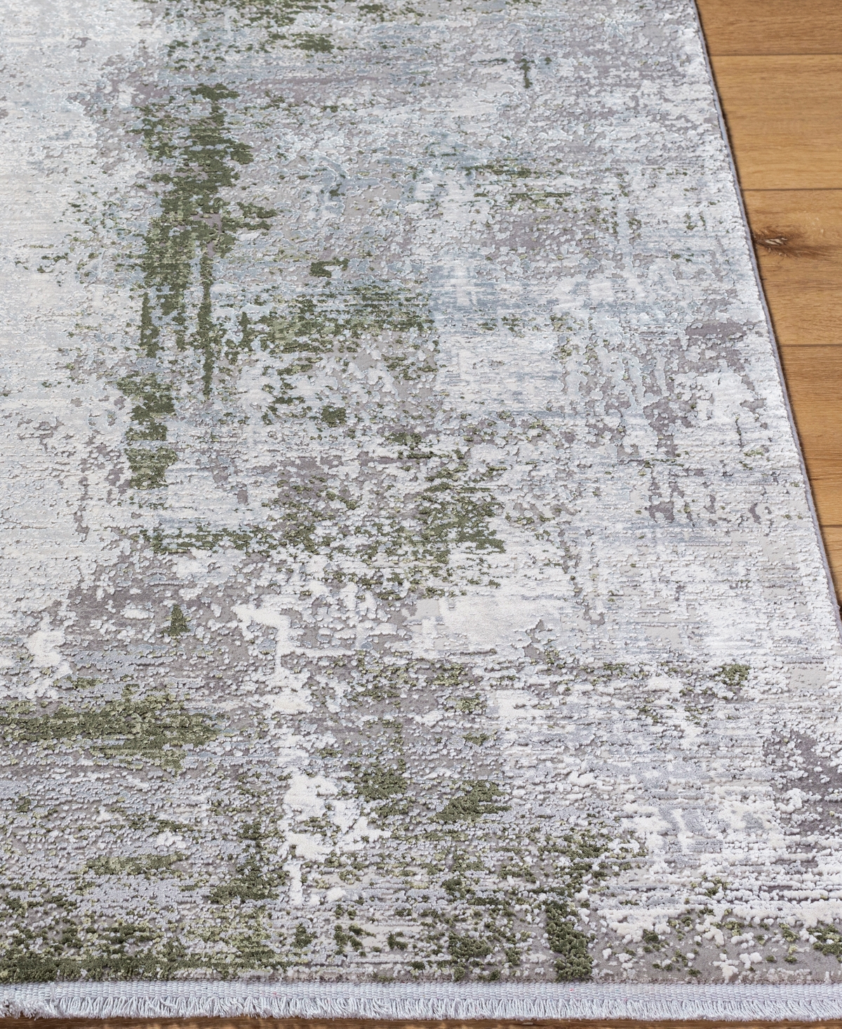 Surya Solar 15997 3'1"x8' Runner Area Rug In Gray