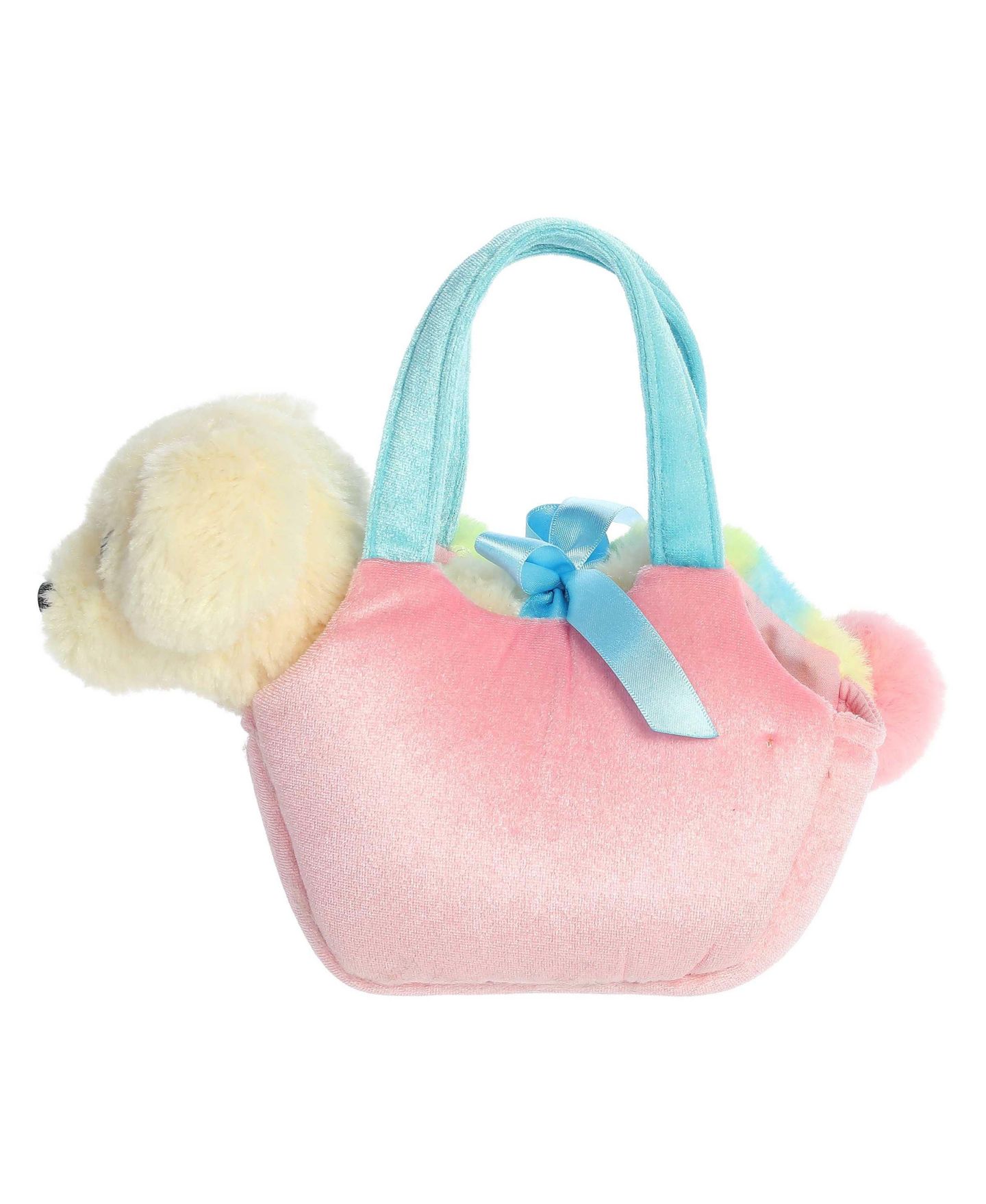 Детские мягкие игрушки Aurora Small Fancy Pals Rainbow Smileyworld Puppy Plush, 2-Piece Set — фото 3