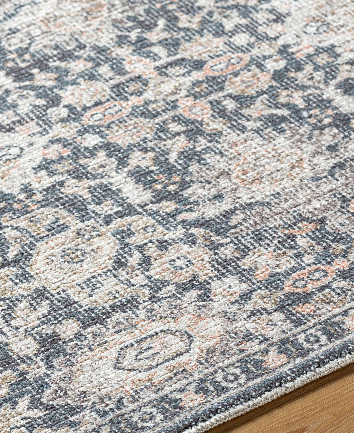 Surya Livabliss Marlon 497300 7'9"x10' Area Rug In Black