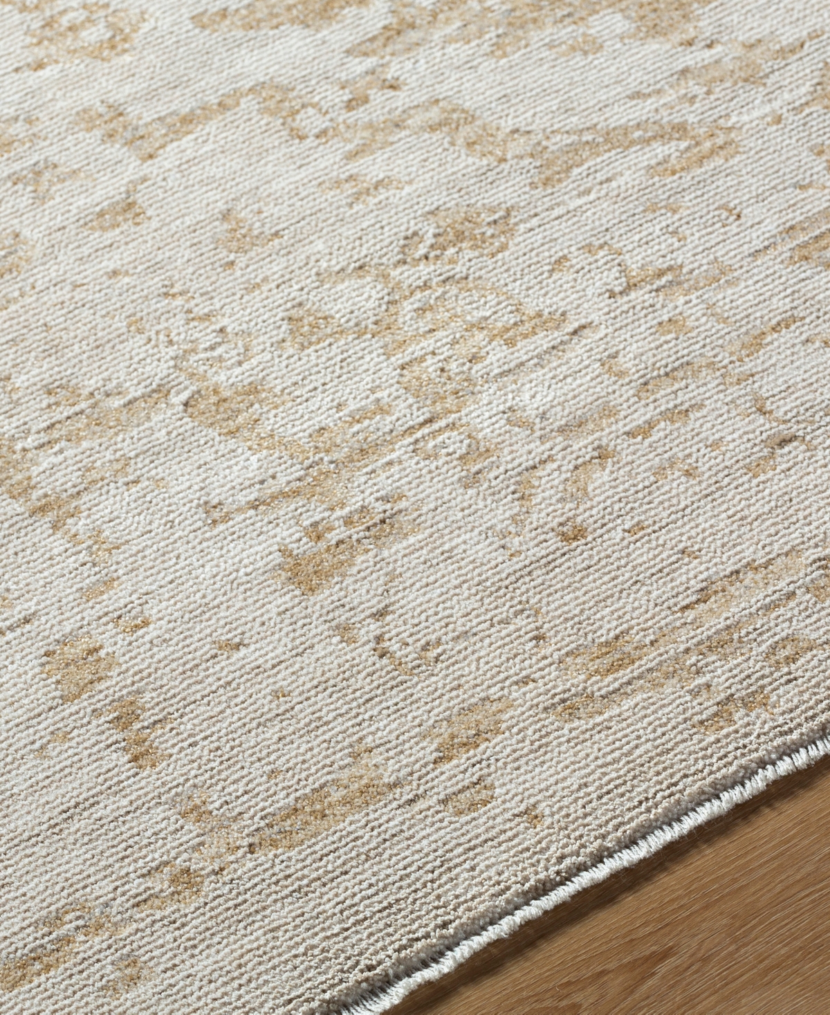 Surya Emory 527450 1'11"x2'11" Area Rug In Tan Beige
