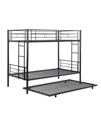 Metal Bunk Bed With Trundle