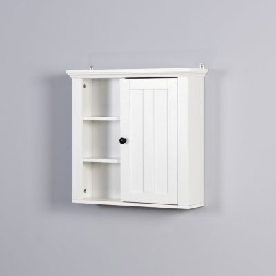 Bathroom Wooden Wall Cabinet With A Door 20.86x5.71 X 20 Inch