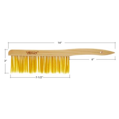 14-Inch Bee Hive Brush with Wooden Handle - Beekeeping Tool for Beekeepers