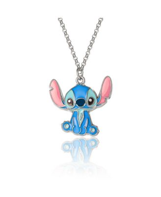 Lilo and Stitch Fashion Stitch Necklace & Flower Earrings Set
