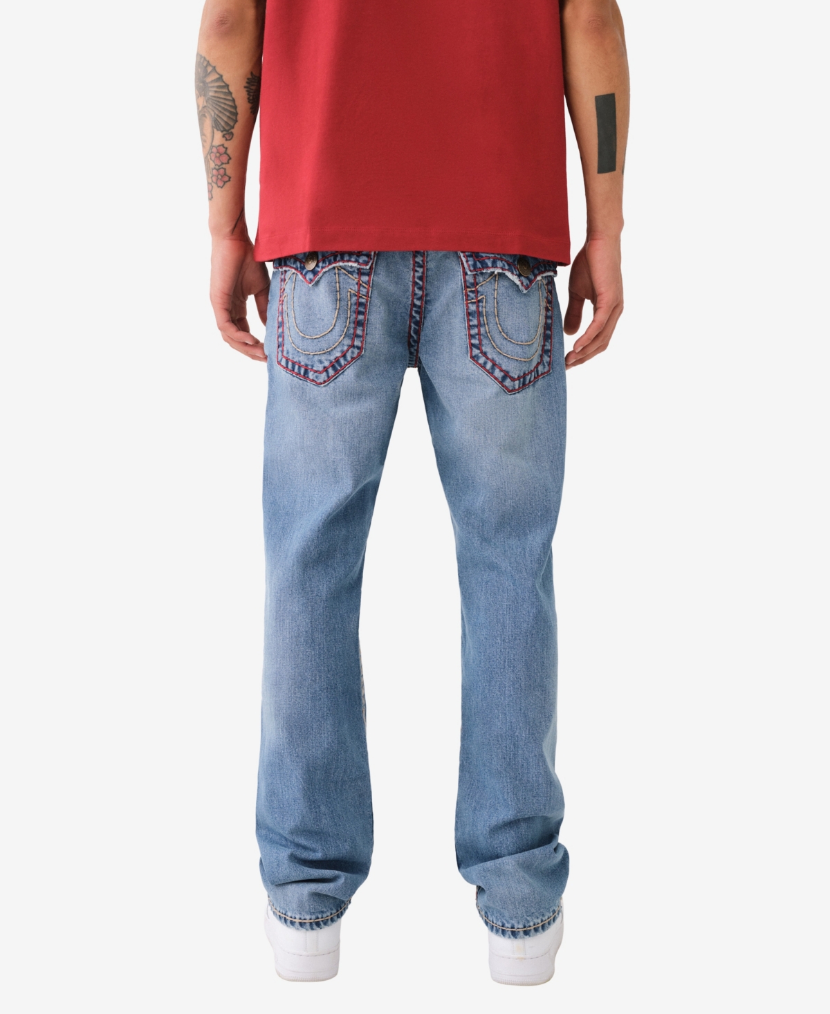 True Religion Men's RickyFlap Super T Straight Jean