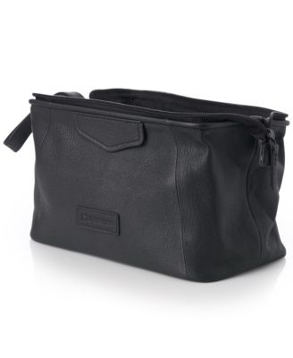 Lauter Toiletry Bag Genuine Leather Shaving Kit Dop Kit Travel Case