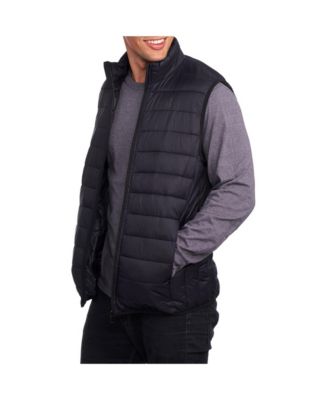 Alpine Swiss Men's Down Alternative Vest Jacket Lightweight Packable ...