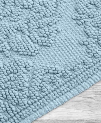 Ricardo Fringe Cotton Bath Rug 17" x 31"