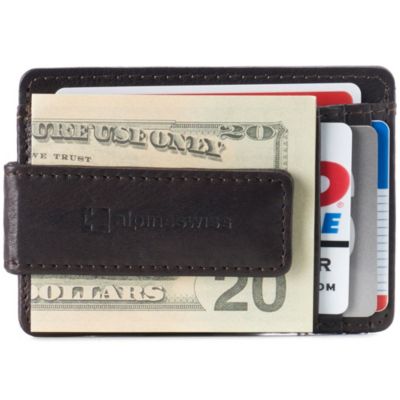 Harper Mens RFID Slim Money Clip Front Pocket Wallet Minimalist Leather ID Card Holder