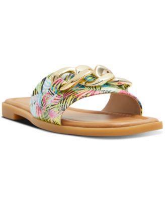 ALDO - Women's Ezie Buckled Flat Slide Sandals