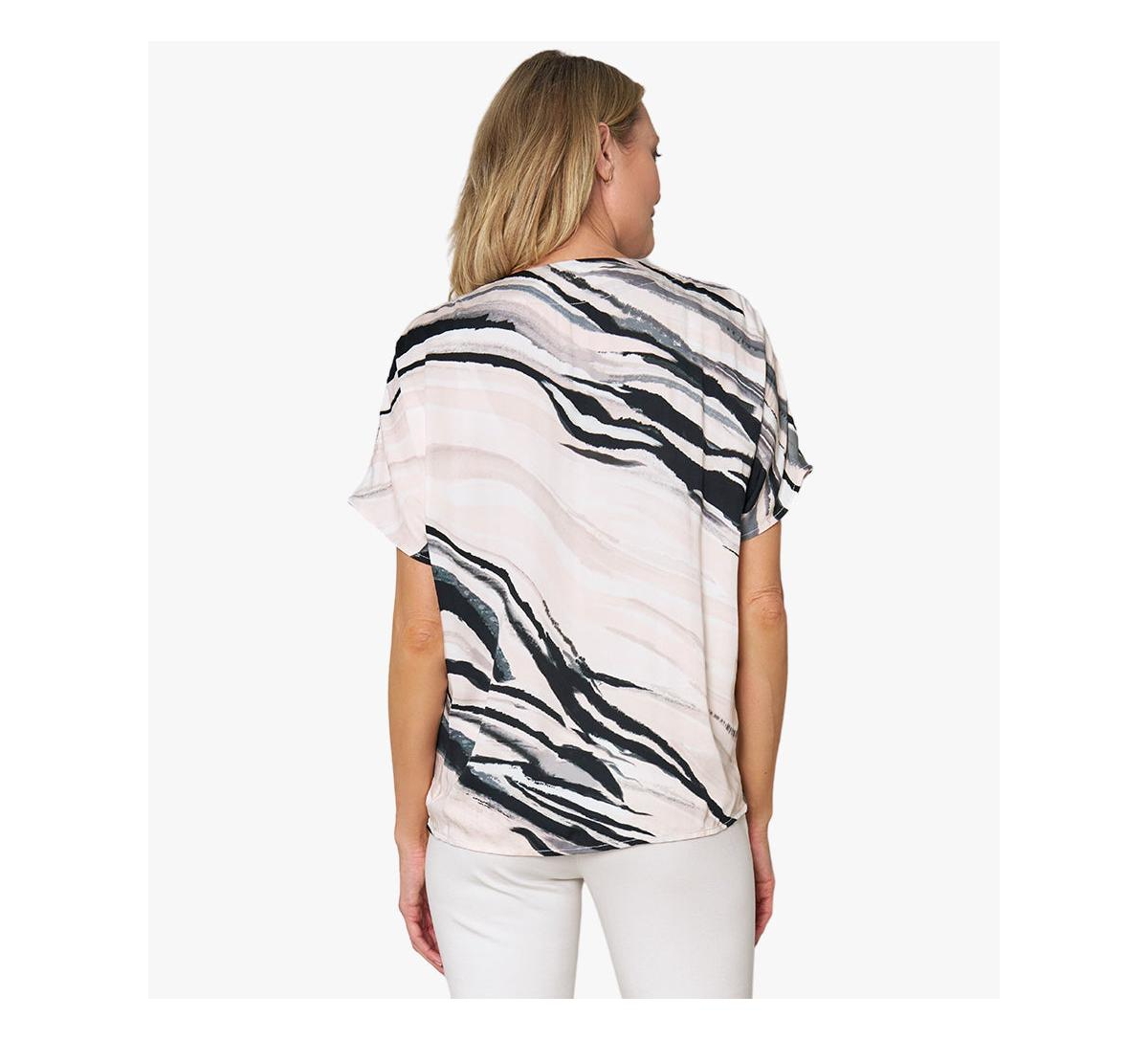 Stella Carakasi Women's V-Neck EcoVero Cross Front Blouse