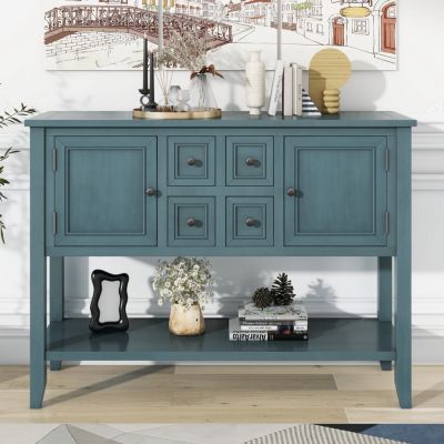 Streamdale Vintage Cambridge Console Table with Ample Storage