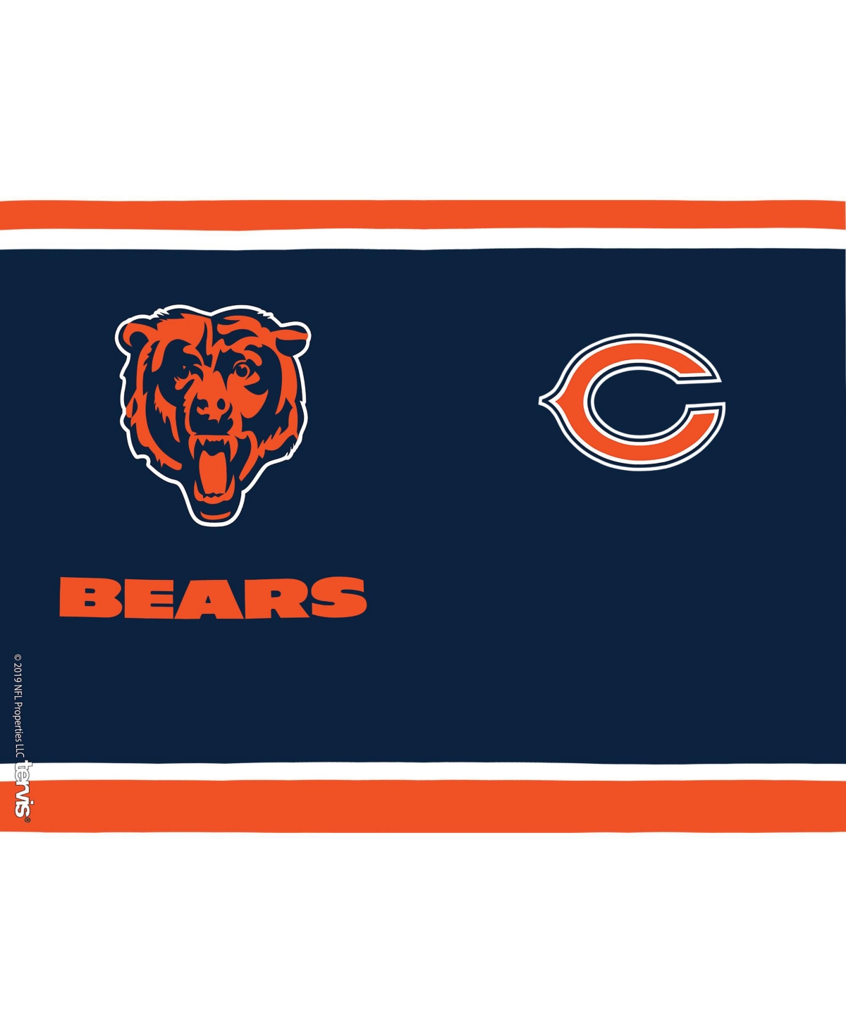 Tervis Tumbler Tervis Nfl Chicago Bears Touchdown Made in Usa Double Walled Insulated Tumbler Travel Cup Keeps Drinks Cold & Hot, 24oz, Classic - Open