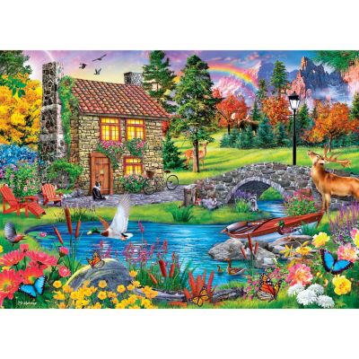 MasterPieces Retreats - Stoney Brook Cottage 1000 Piece Jigsaw Puzzle
