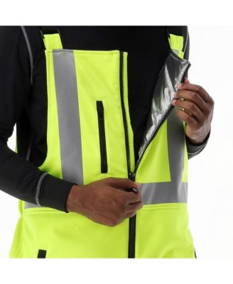 Men's Hi Vis Insulated Softshell High-Bib Overalls, -20&deg;F (-29&deg;C)