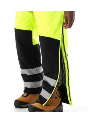 Men's Hi Vis Insulated Softshell High-Bib Overalls, -20&deg;F (-29&deg;C)
