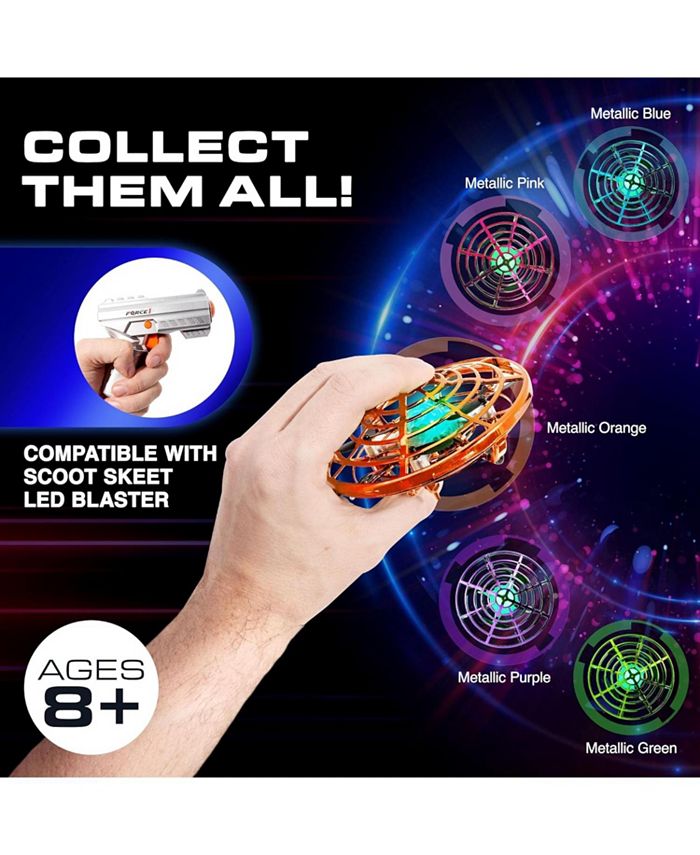 Force1 Scoot Skeet Drone Electronic Shooting Game for Kids Orange