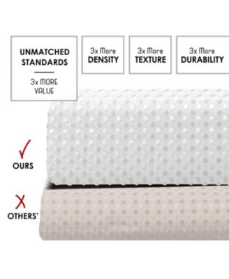 Heavy Duty Fabric Water-resistant Waffle Design Shower Curtains - 72"x72"