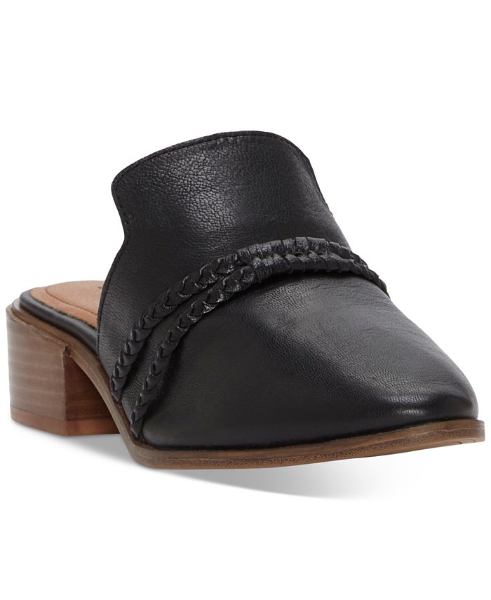 Lucky Brand Women's Marisole Braided Block-Heel Clog Mules - Macy's