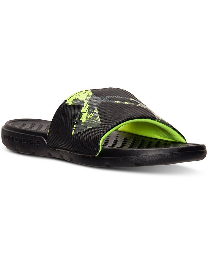 Under armour store boy slides