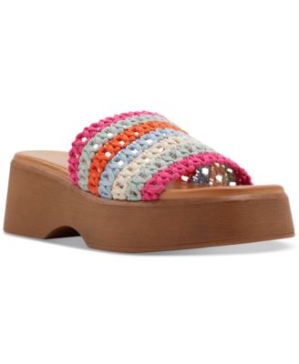 ALDO - Women's Yassu Woven Platform Wedge Sandals