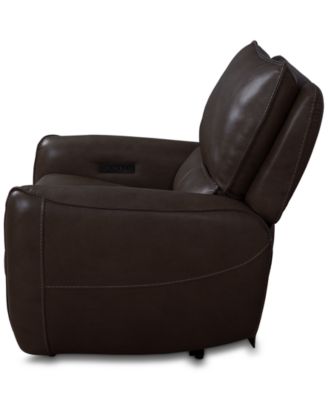 Derban 40" Leather Zero Gravity Recliner, Created for Macy's