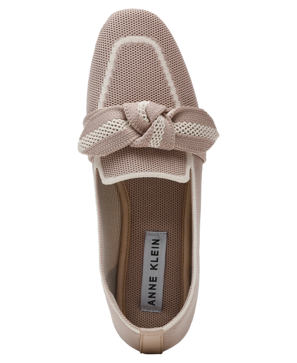 Anne Klein Women's Teryn Knit Knotted Bow Loafers