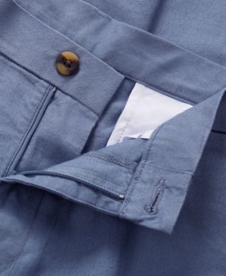 Men's Slim-Fit Linen Pants