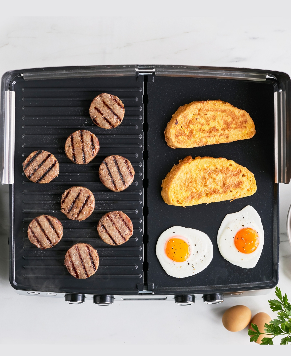 Greenpan Elite Xl Smoke-less Grill Griddle In Black