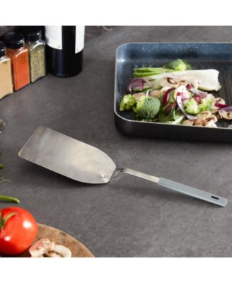 Endurance Stainless Steel Jumbo 13x4" Flexible Spatula