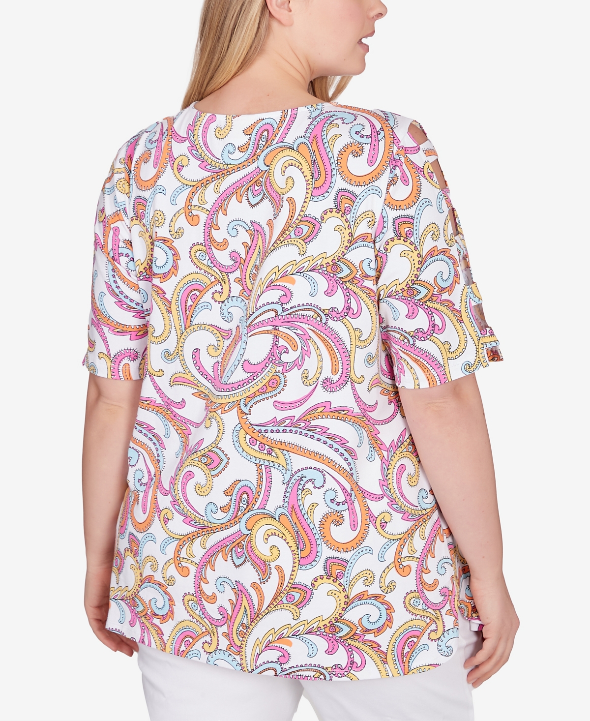 Ruby Rd. Plus Size Paisley Top