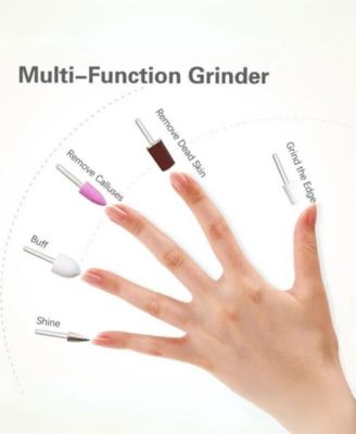 Electric Cordless Manicure Pedicure Nail File Set