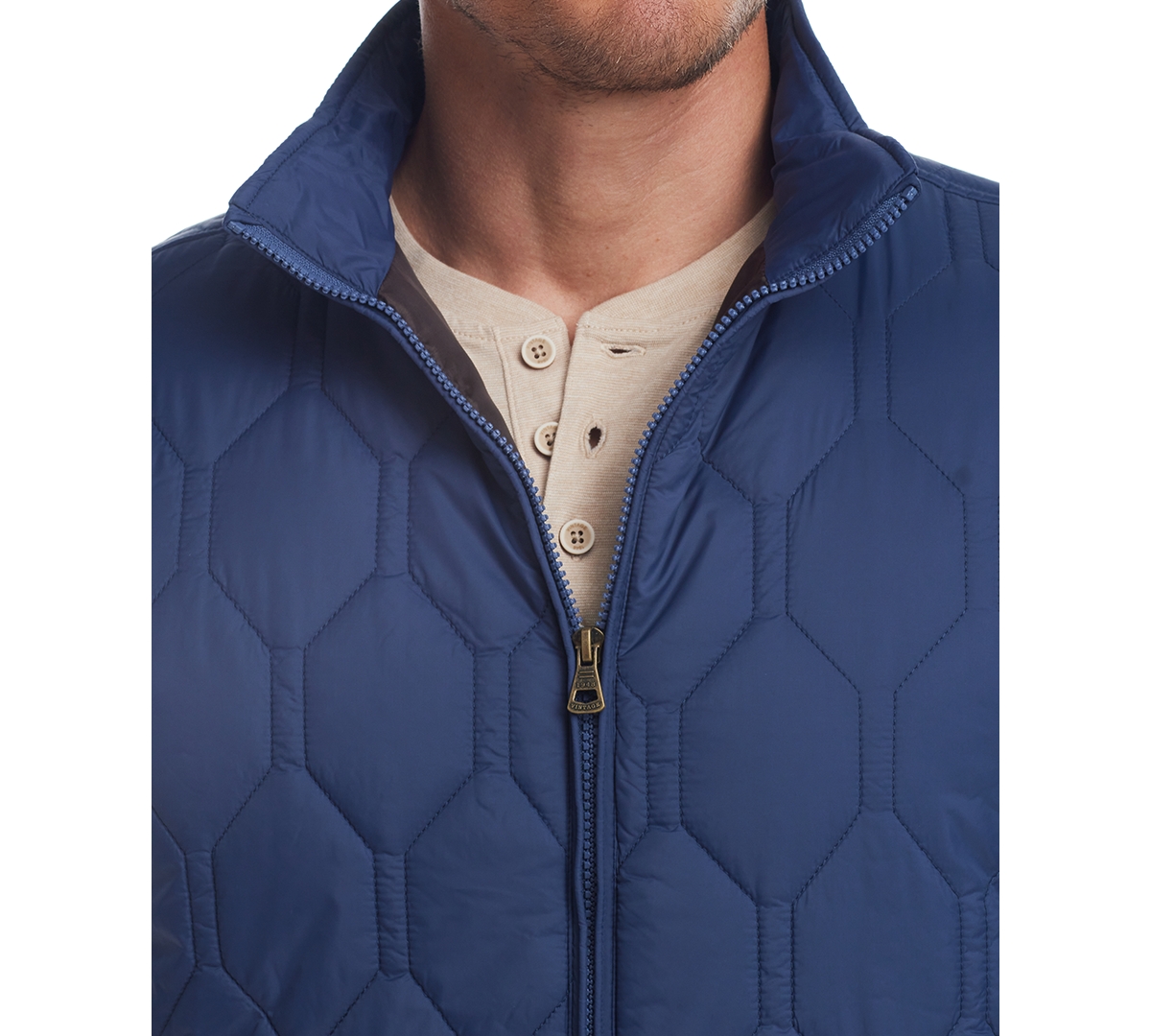 Weatherproof Vintage Men's Quilted Full-Zip Vest