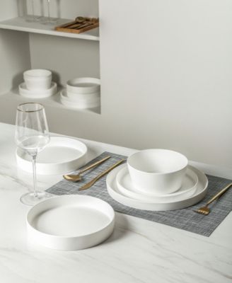 Fosca 16 Pc. Dinnerware Set, Service for 4