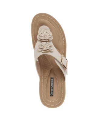 Women's Narbonne Flower Wedge Sandals